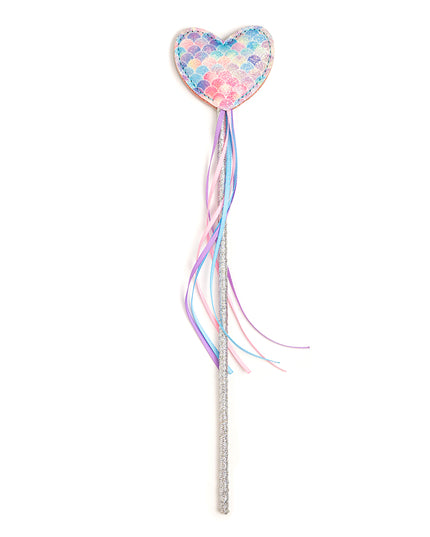 Mermaid Heart Wands with Ribbons