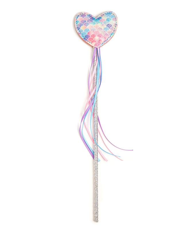 Mermaid Heart Wands with Ribbons