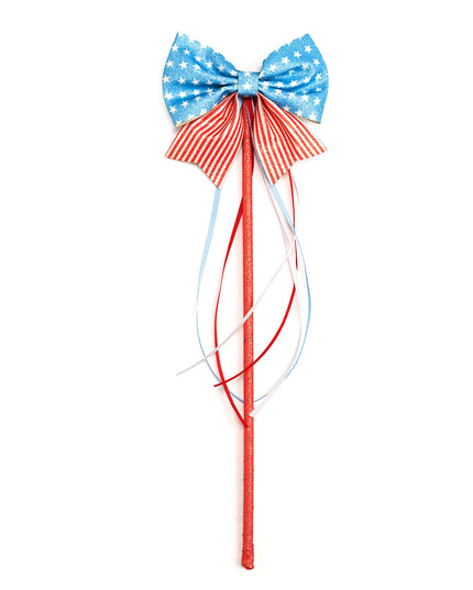 Patriotic Bow Wand - Giggles & Glitter