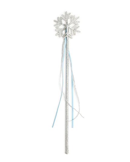 Silver snowflake wand