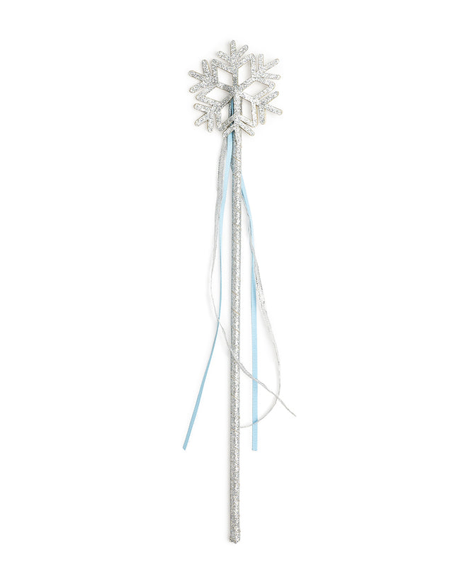 Silver snowflake wand